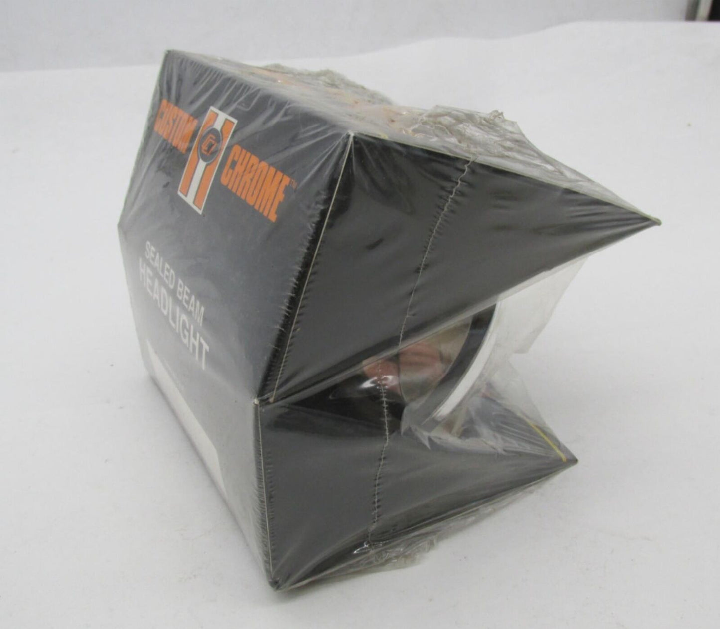 Harley Custom Chrome 5-3/4" 5.75" Tribar Spotlight 60/55W Bulb Headlight 15-084