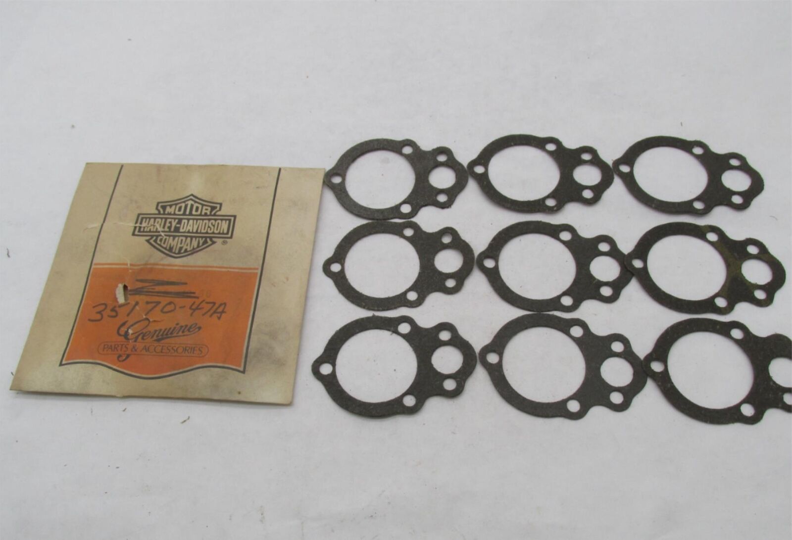 Lot of 9 Harley Davidson Genuine NOS Oil Seal Gaskets 35170-47A