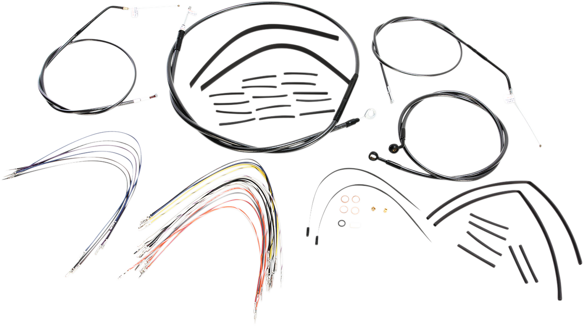 Magnum Designer Handlebar Control Cable Kit Black Pearl 487652