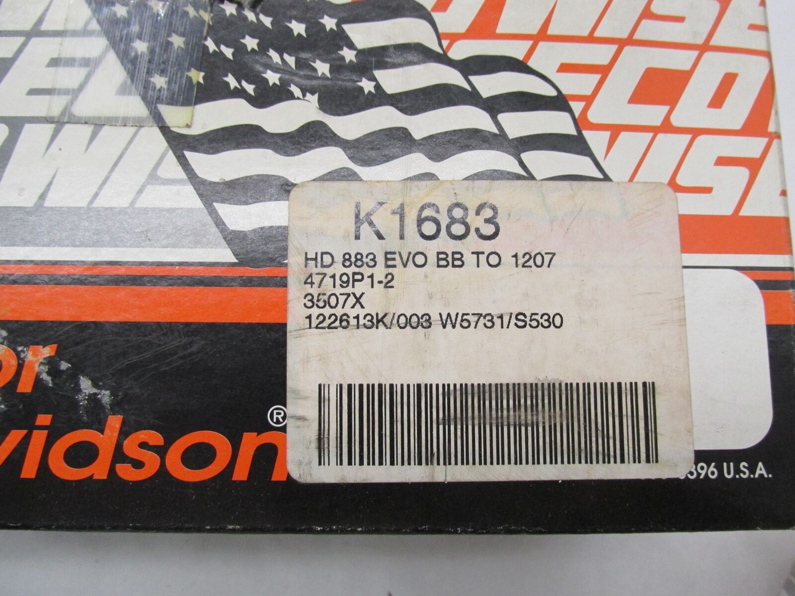 Wiseco Harley-Davidson Sportster 883cc to 1200cc Evo Piston Kit K1683