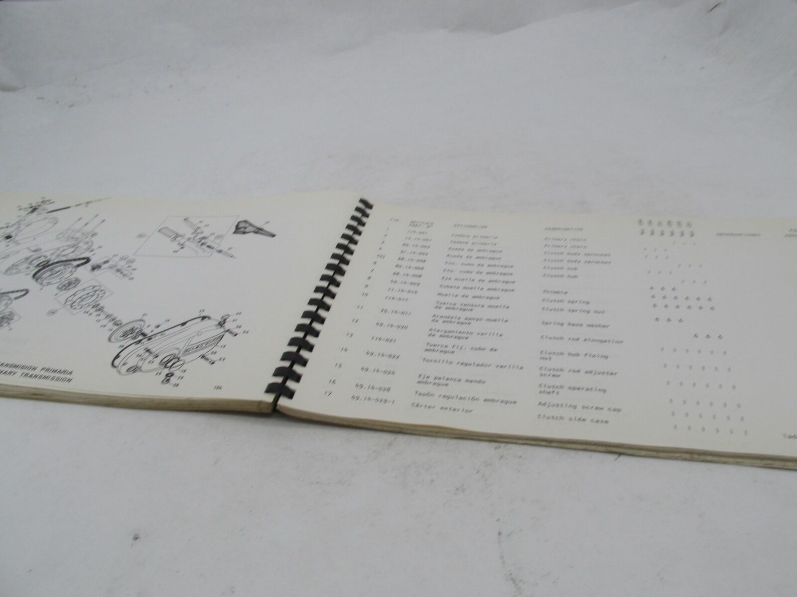 Bultaco Original Factory 1974 Sherpa T 124-125 Catalog Parts List 124.32-117
