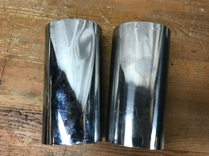 Harley Davidson chrome lower fork tube extended covers touring HD Nice