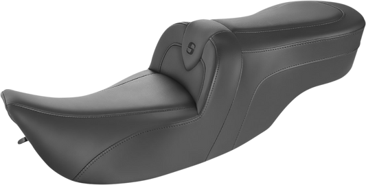 Saddlemen RoadSofa Seat - Without Backrest Black W/Black Stitching 897-07-187