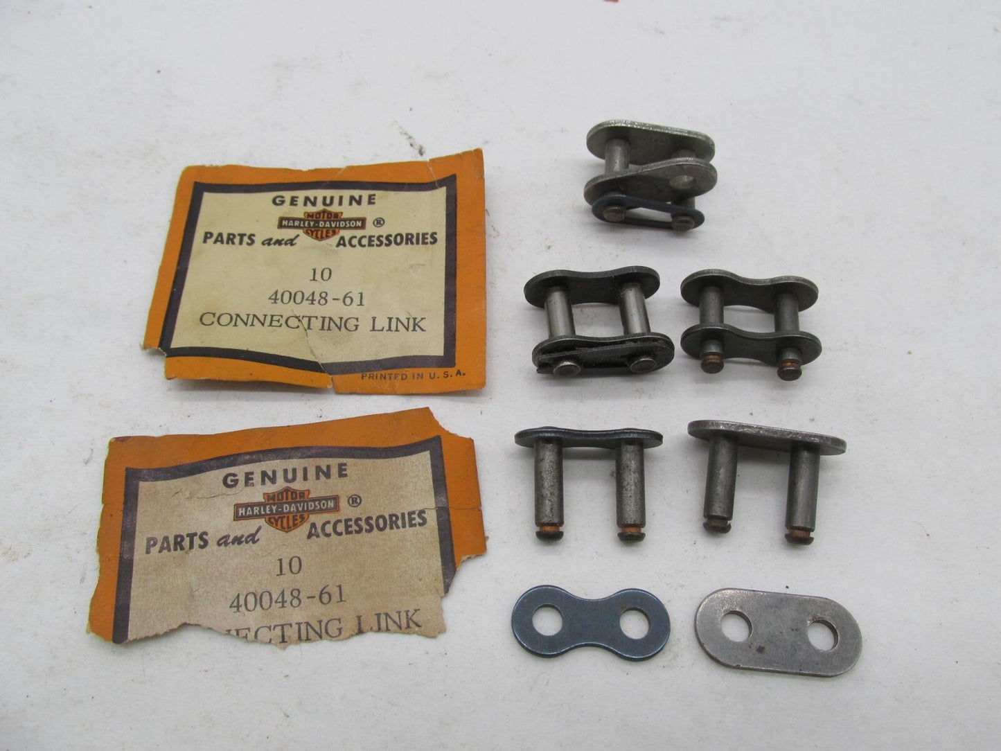 Lot of 5 Harley Davidson Genuine NOS Connecting Chain Links 40048-61