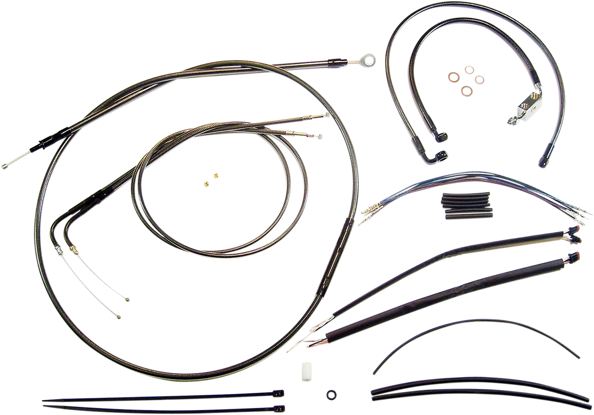 Magnum Designer Handlebar Installation Kits Black Pearl 487142