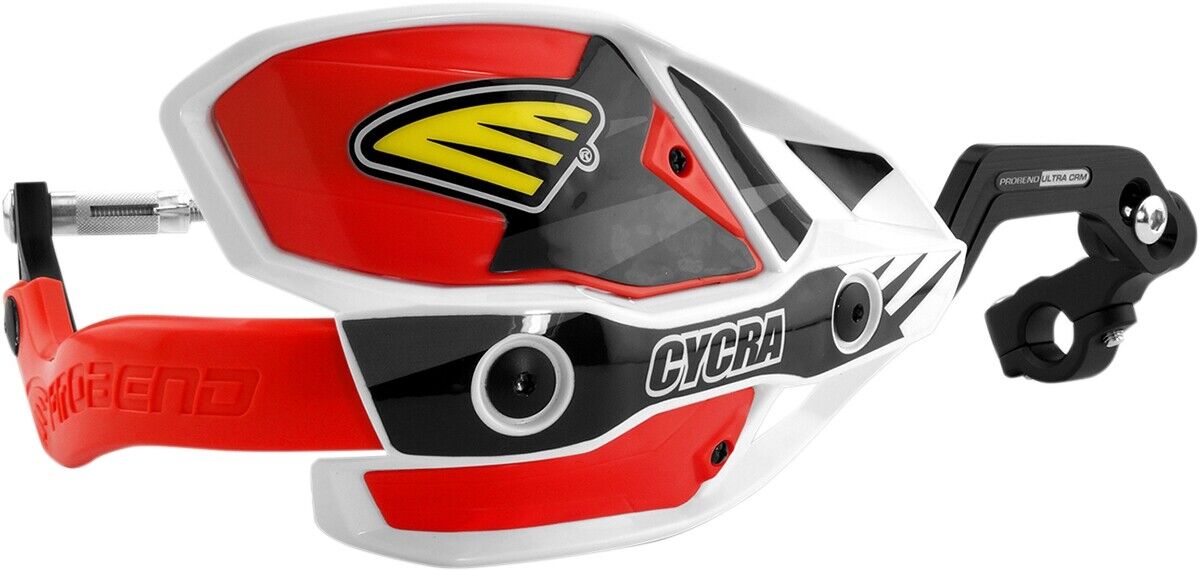 Cycra Ultra Probend CRM Wrap Around Handguards White/Red 1CYC-7408-32X