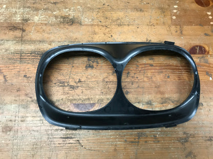 Harley Road glide Custom dual Headlight Housing Headlamp Visor Black T