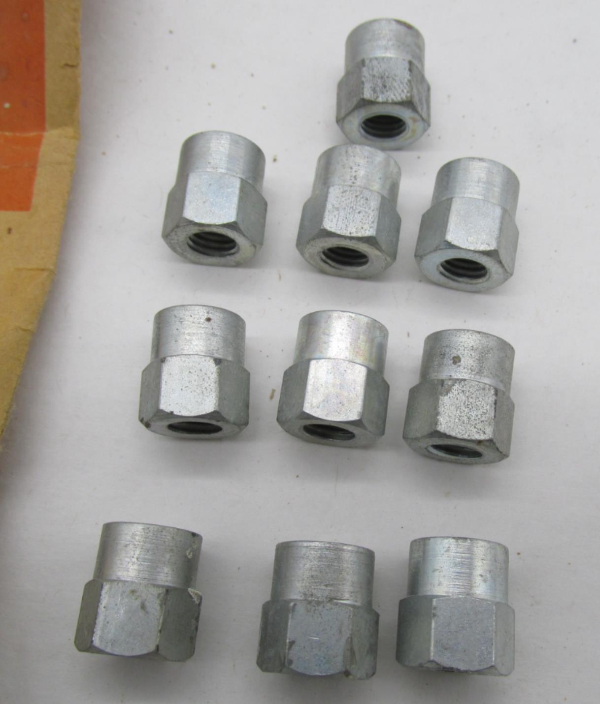 Lot of 10 Harley Davidson Genuine NOS Aermacchi Handlebar U-bolt Nuts 45637-72P