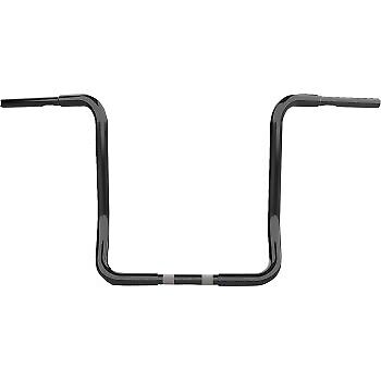 LA Choppers 1-1/4 in. Twin Round Handlebars 1-1/4" Gloss Black LA-7325-16B