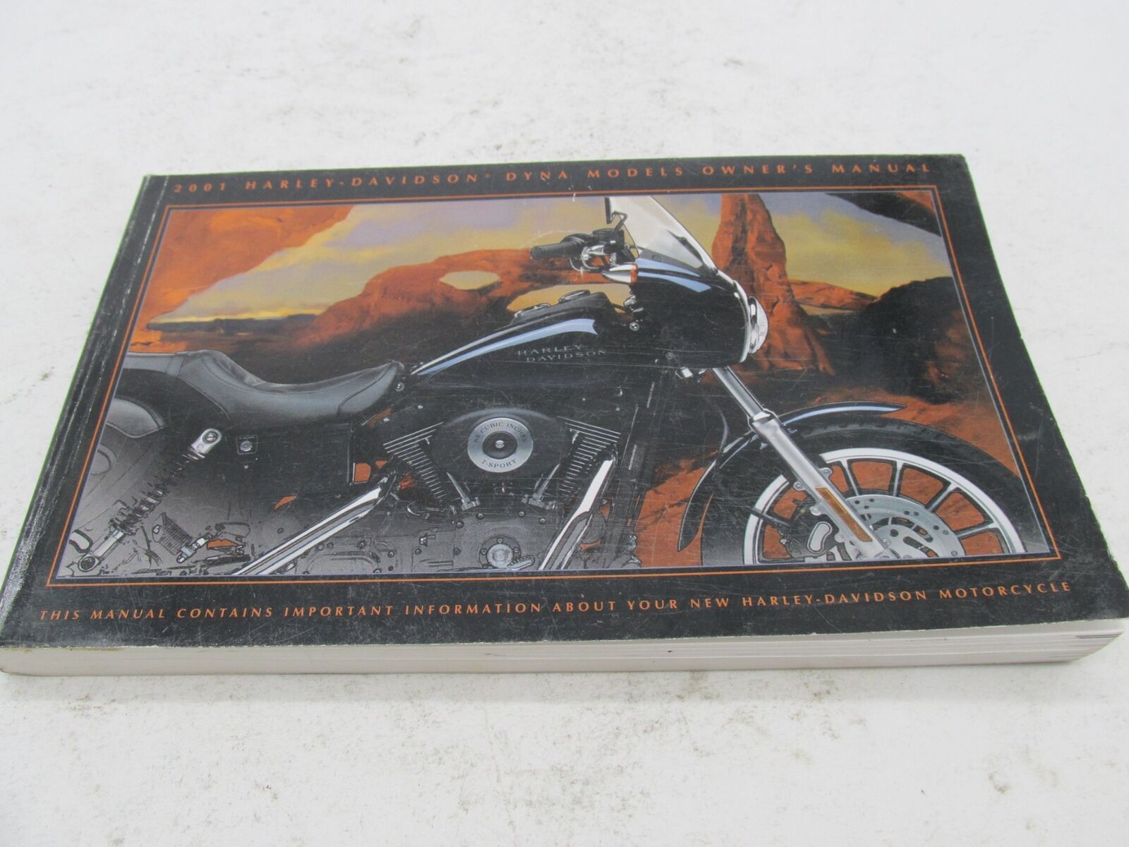 Harley-Davidson Official Factory 2001 Dyna Owner's Manual Book 99467-01