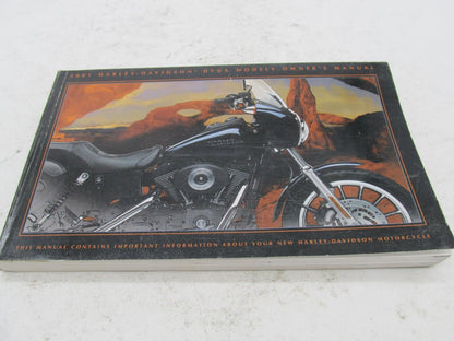 Harley-Davidson Official Factory 2001 Dyna Owner's Manual Book 99467-01