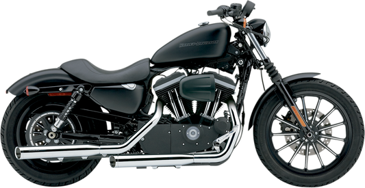 Cobra 3 Slip-On Mufflers with Tips for V-Twin Chrome 6030