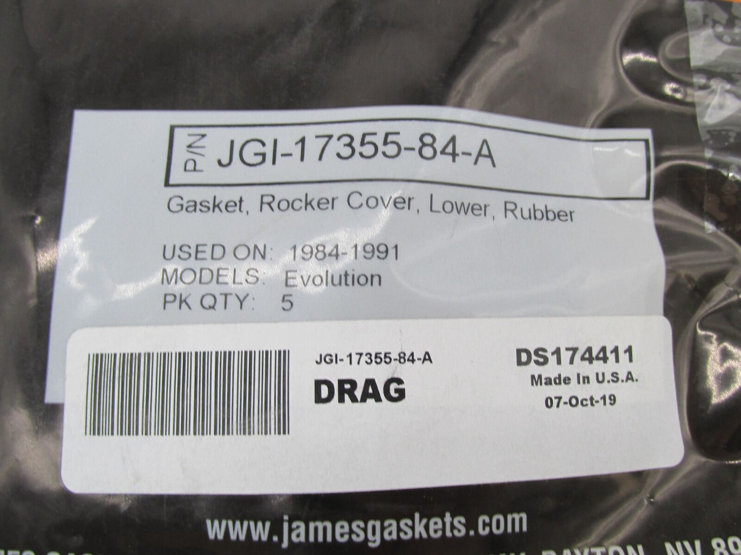 Lot of 7 Harley Davidson James Rubber Lower Rocker Cover Gaskets JGI-17355-84-A