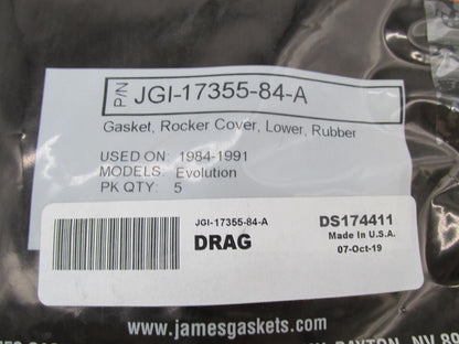 Lot of 7 Harley Davidson James Rubber Lower Rocker Cover Gaskets JGI-17355-84-A