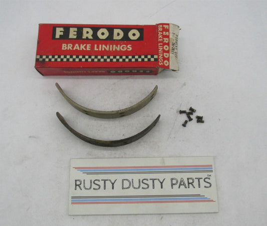 Ferodo NOS Motorcycle Drum Brake Linings BSA TB25 B44 A65 A75 Triumph TR/28/1