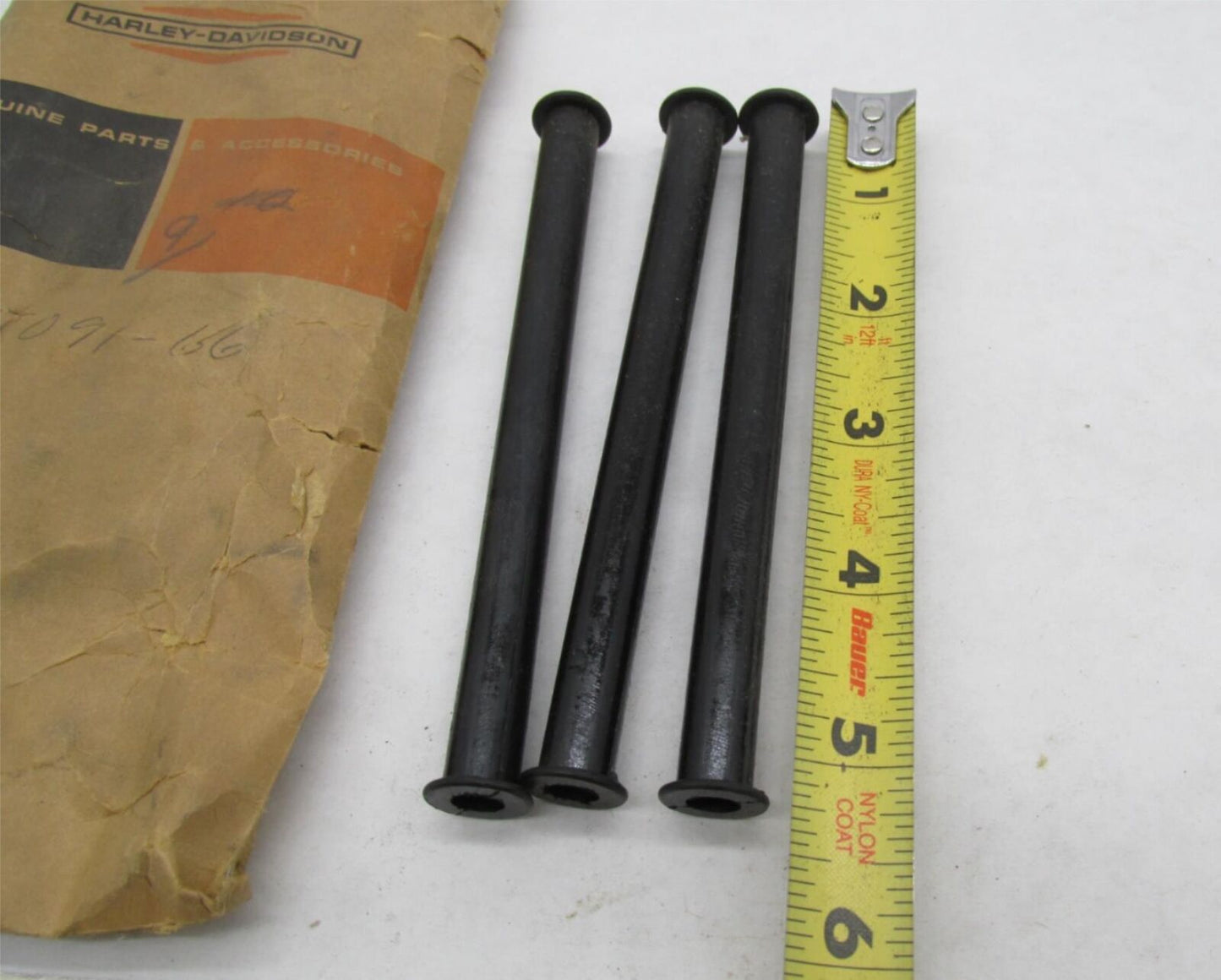 Lot of 3 Harley Genuine NOS Front Brake Control Coil Rubber Sleeves 45091-66