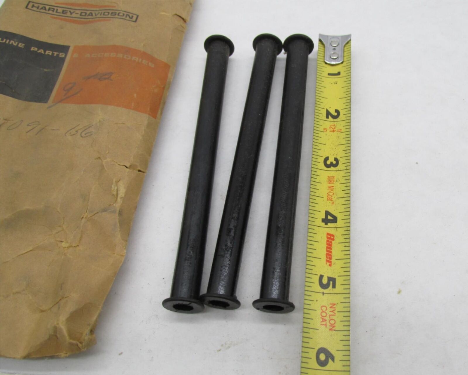 Lot of 3 Harley Genuine NOS Front Brake Control Coil Rubber Sleeves 45091-66