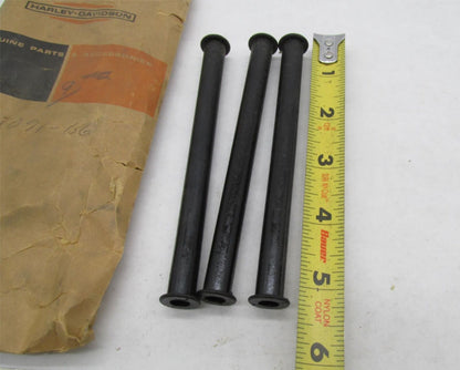 Lot of 3 Harley Genuine NOS Front Brake Control Coil Rubber Sleeves 45091-66