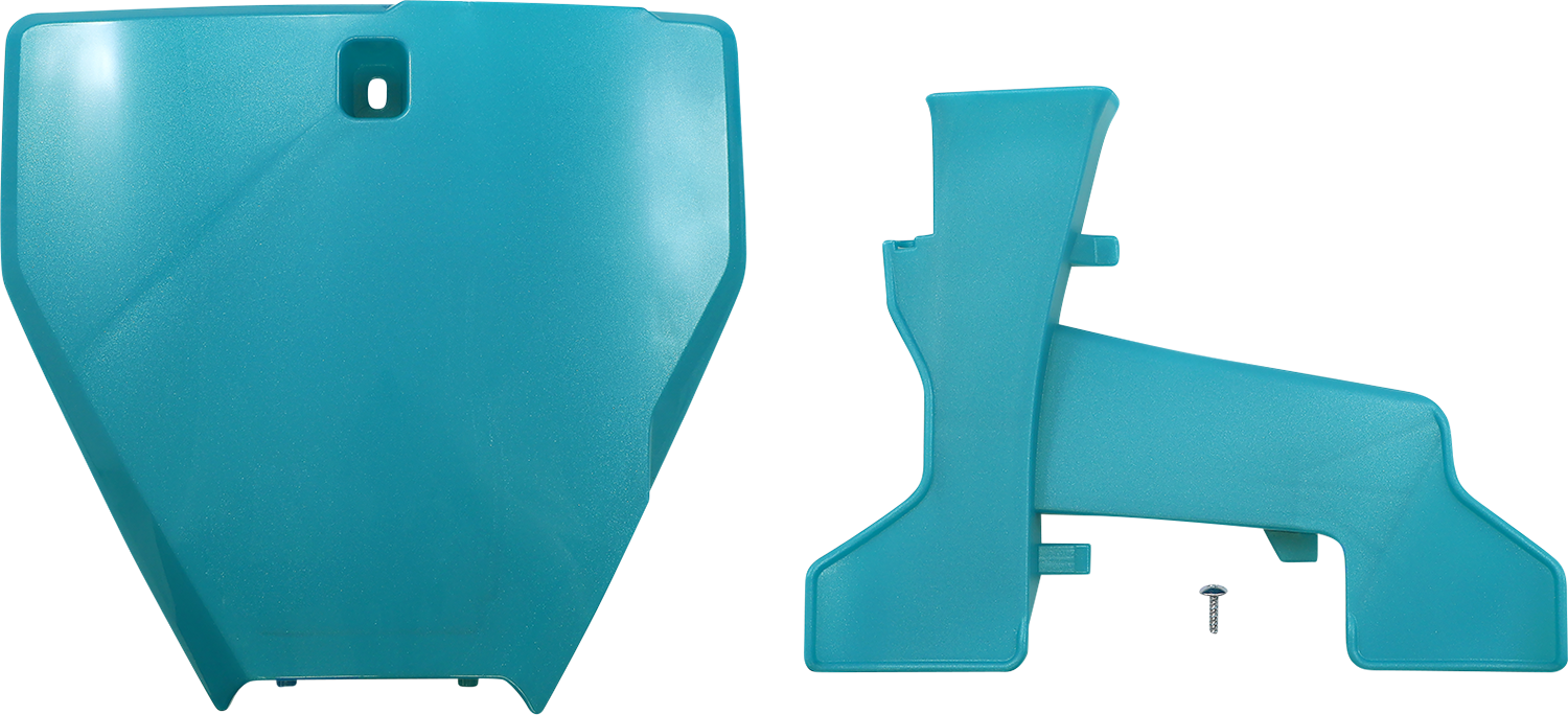 Acerbis Front Number Plate Teal/Metallic 2726577441