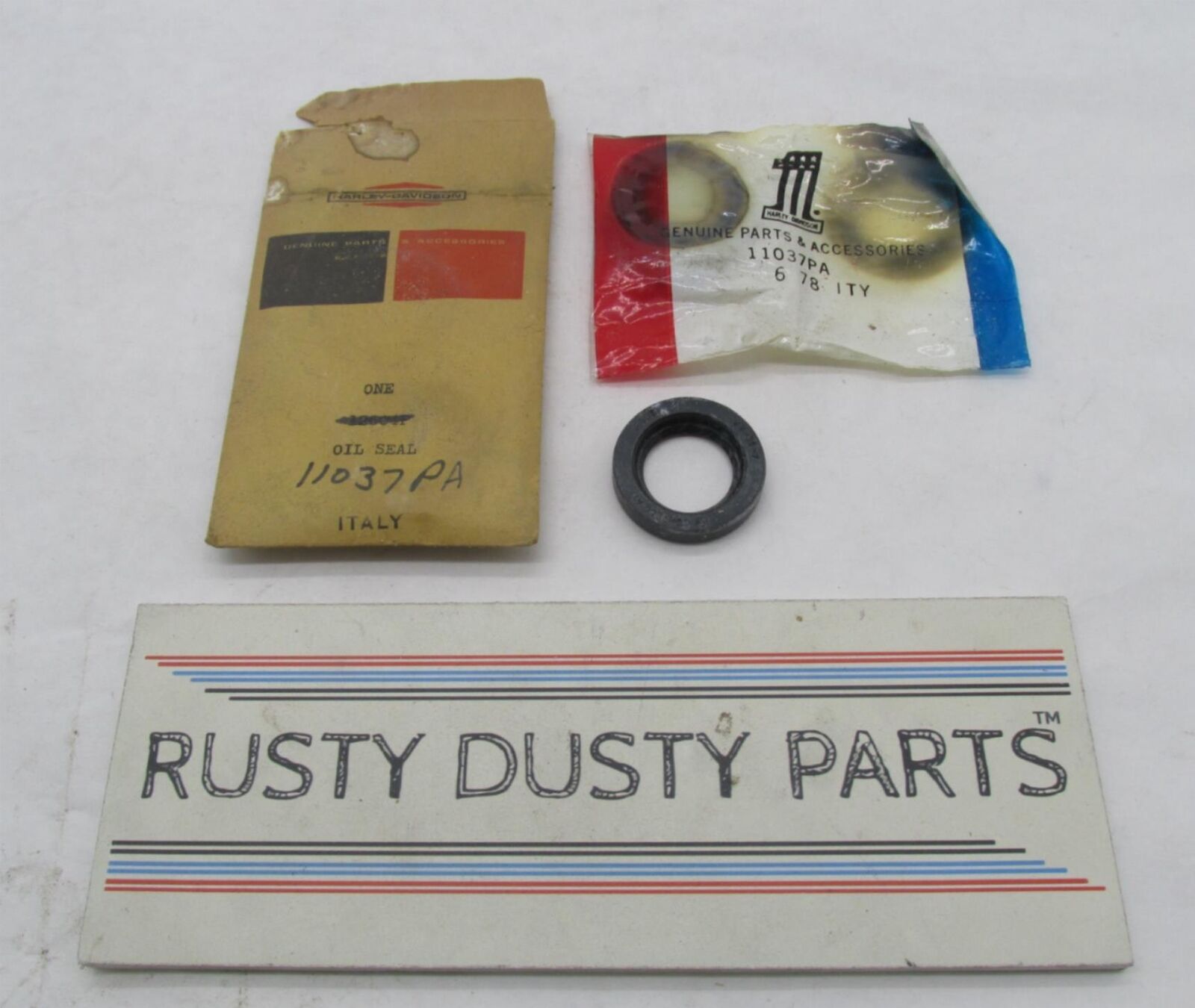 Lot of 2 Harley-Davidson Genuine NOS Aermacchi Power Steering Pump Seals 11037PA