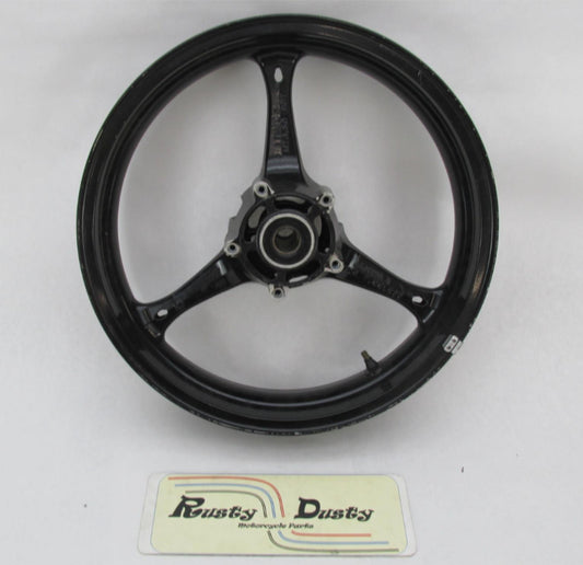 Enkei Motorcycle Tri Spoke 3 Spoke 17x3.5" Black Front Wheel