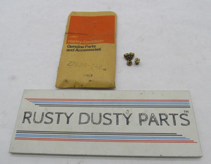 Lot of 4 Harley-Davidson Genuine NOS Aermacchi .90mm High Speed Jets 27639-74P