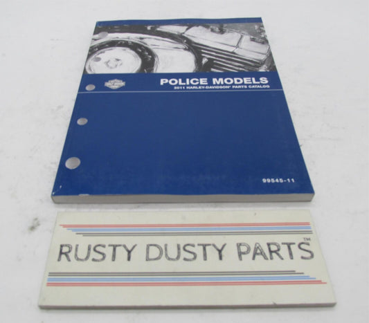Harley-Davidson Official Factory 2011 Police Models Parts Catalog 99545-11