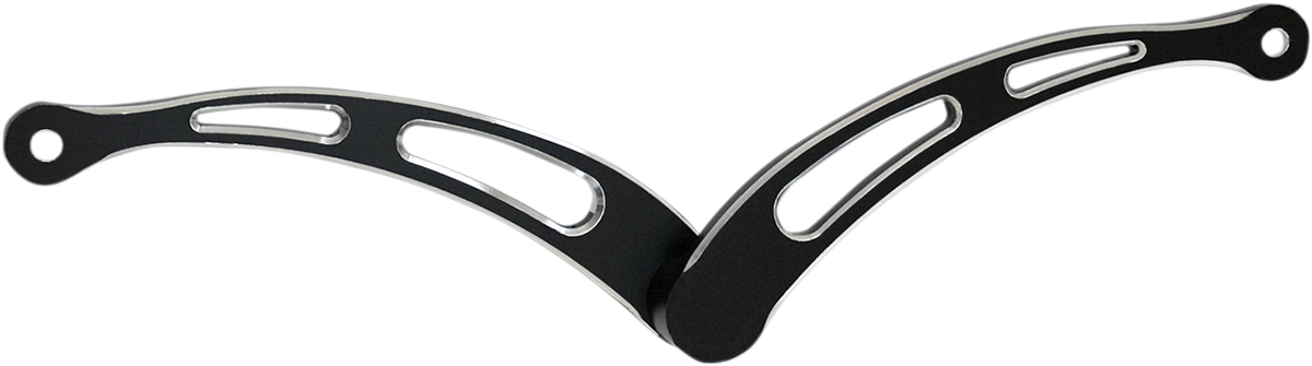 Accutronix Heel/Toe Shifter Black Slotted FLHT-SN