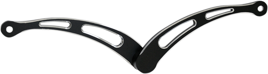 Accutronix Heel/Toe Shifter Black Slotted FLHT-SN