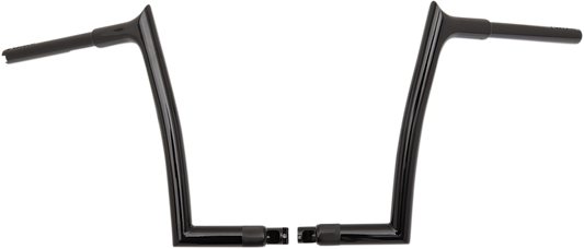 Fat Baggers, Inc. 1 1/4" EZ Install Pointed Top Handlebars 10" Black 908010-B