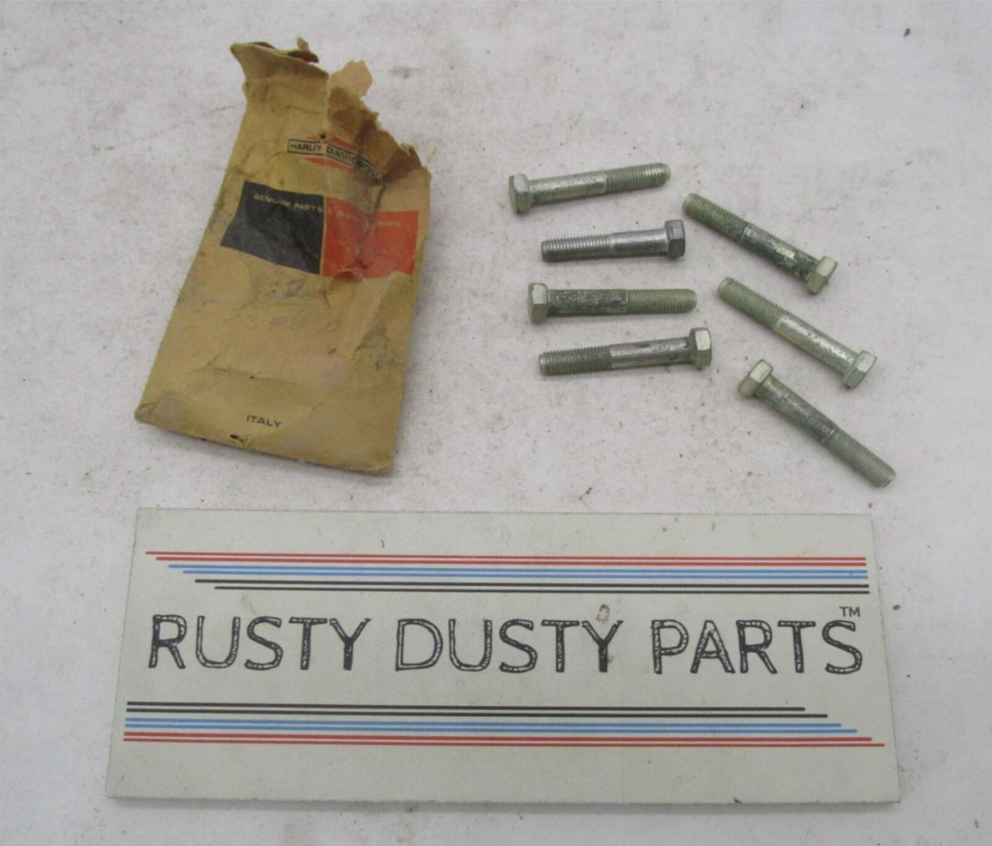 Lot of 7 Harley-Davidson Genuine NOS Aermacchi Screws 1390P
