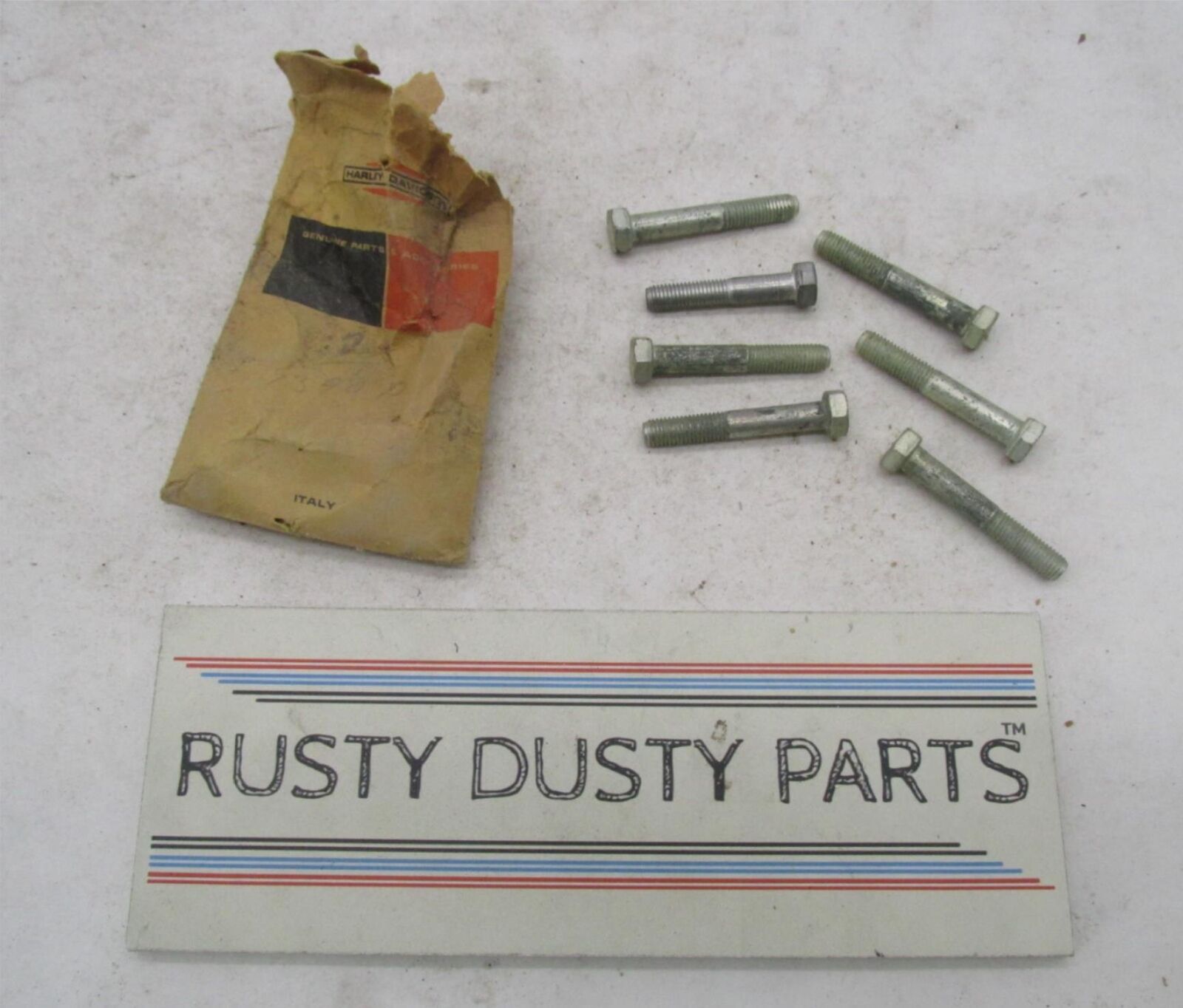 Lot of 7 Harley-Davidson Genuine NOS Aermacchi Screws 1390P