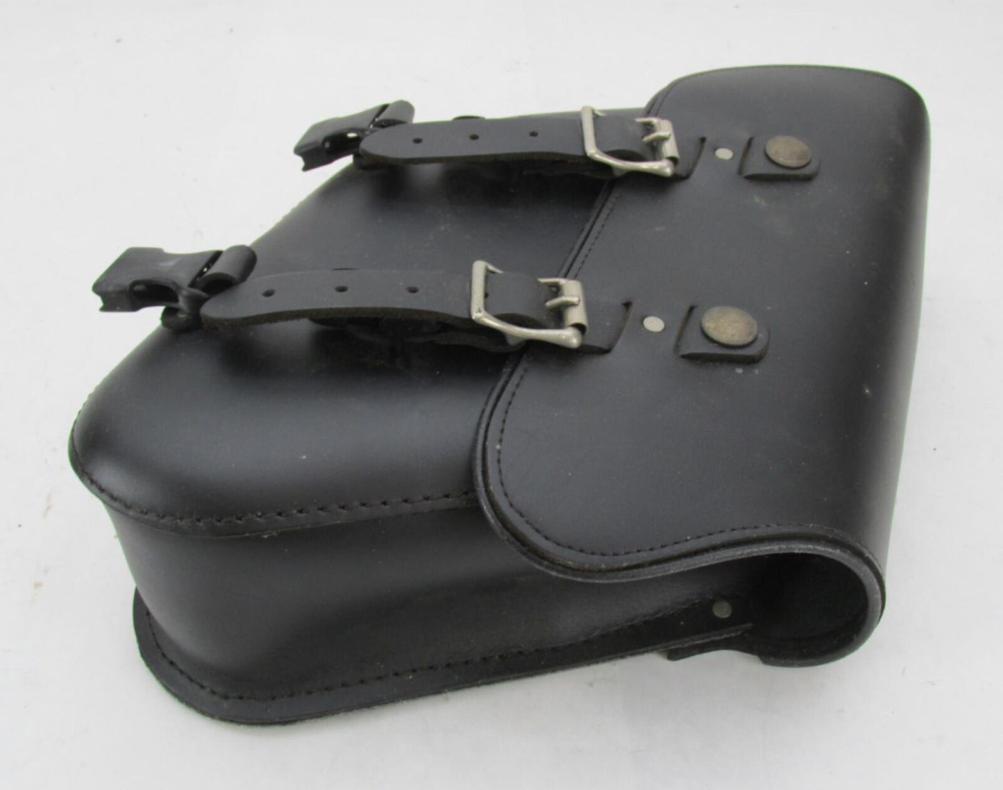 The Leatherworks Harley Davidson Single Left Side Saddlebag with Hardware
