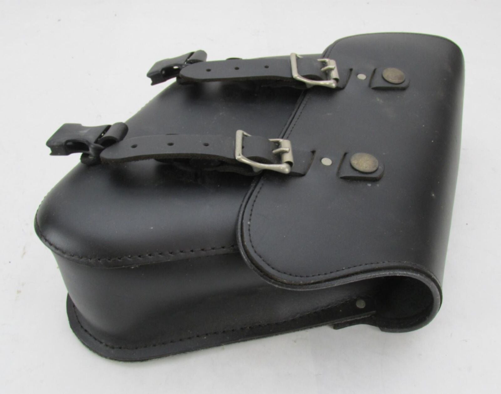 The Leatherworks Harley Davidson Single Left Side Saddlebag with Hardware