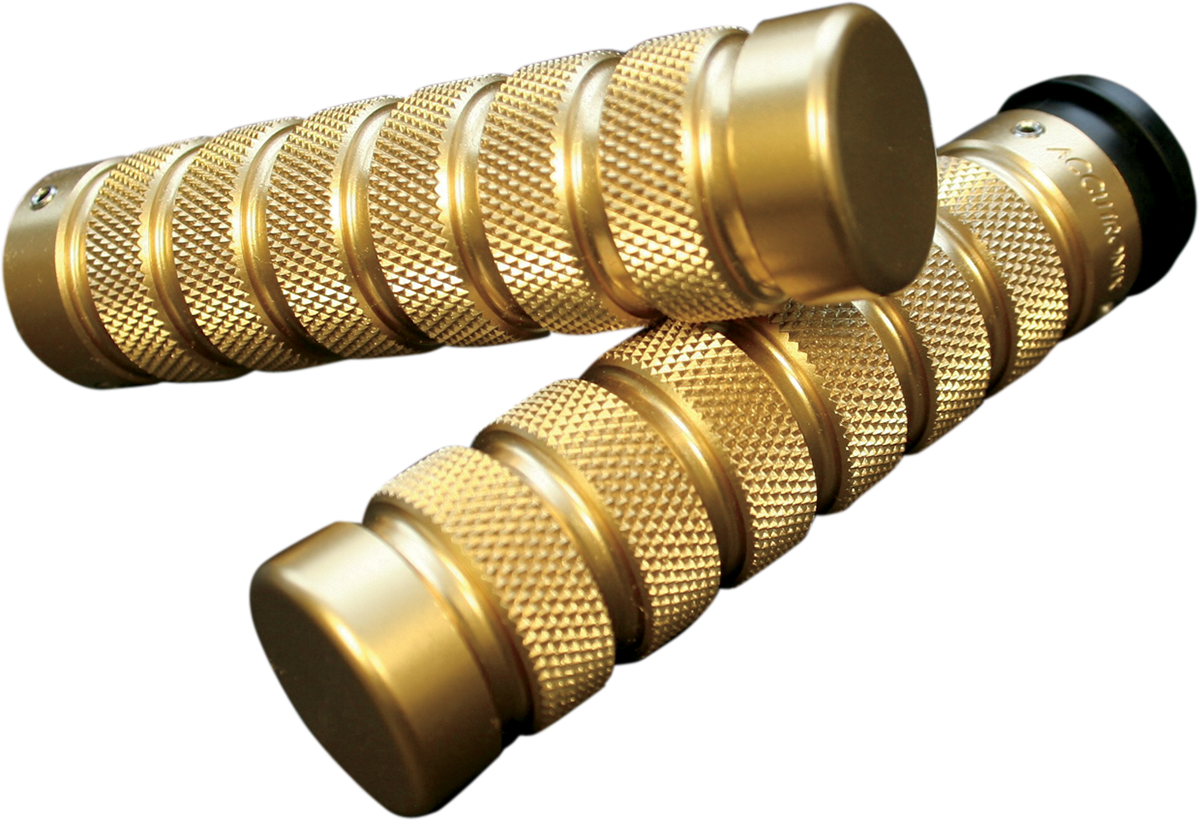 Accutronix Custom Grips Brass Knurled/Notched GR101-KN5