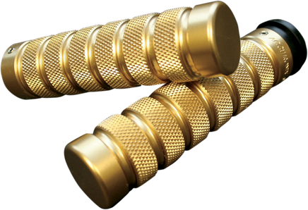 Accutronix Custom Grips Brass Knurled/Notched GR101-KN5