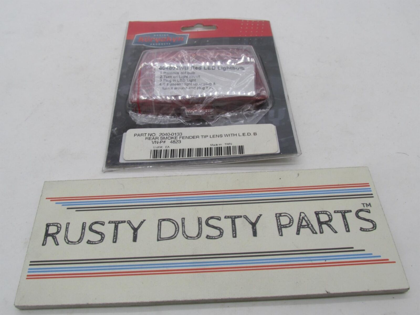 Harley Davidson Genuine Red Rear Fender Tip Market Light Lens