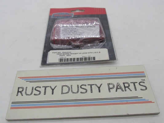 Harley Davidson Genuine Red Rear Fender Tip Market Light Lens