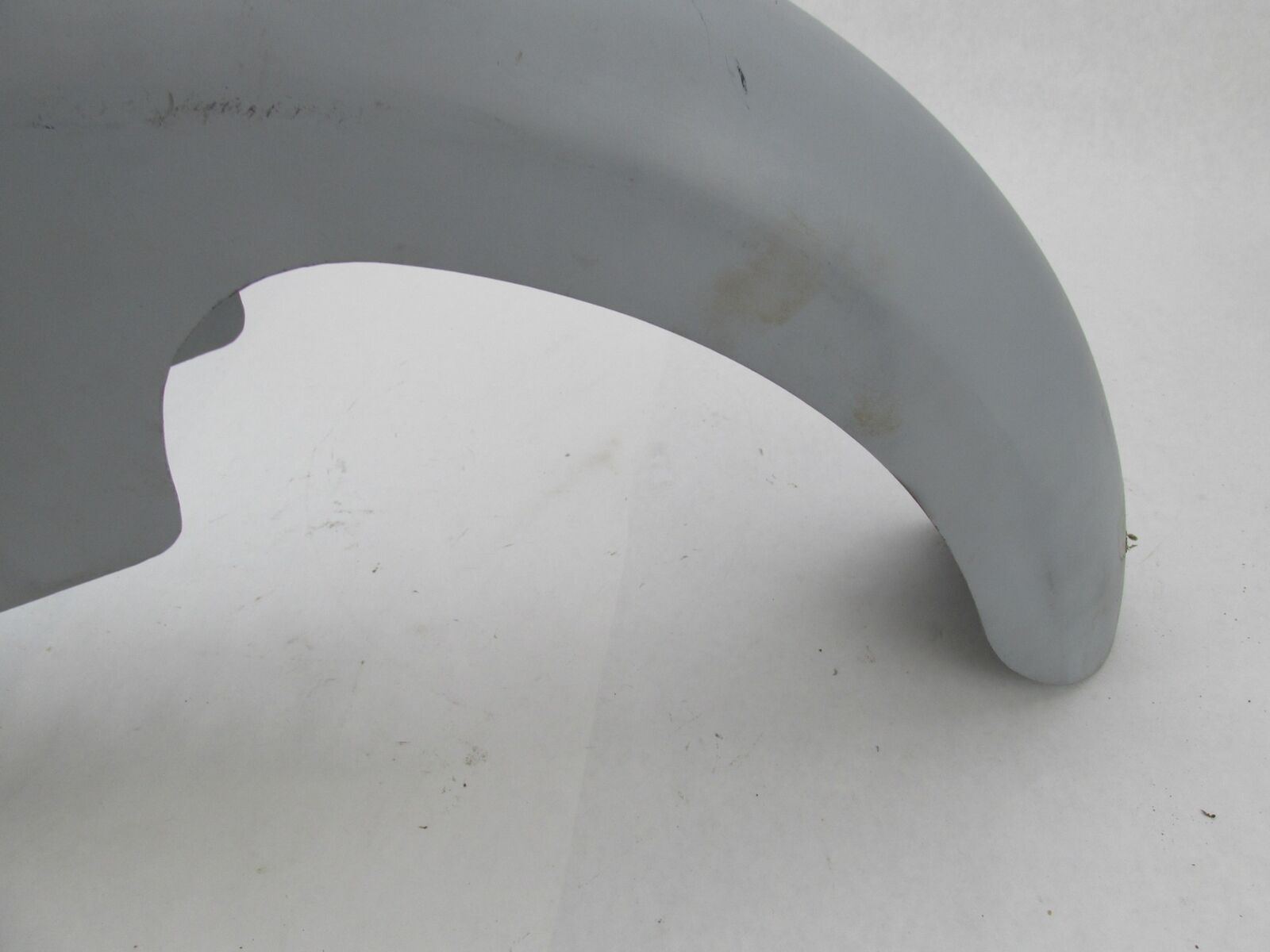 KustomWerkz Custom Chopper Silver Metal 4.75" Wide Front Fender 11370