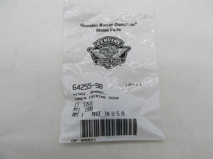 Lot of 3 Harley-Davidson Genuine NOS Inner Fairing Door Hinge Barrel 64255-98