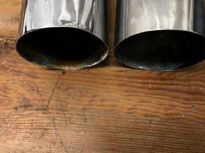 Harley Davidson chrome lower fork tube extended covers touring HD Nice