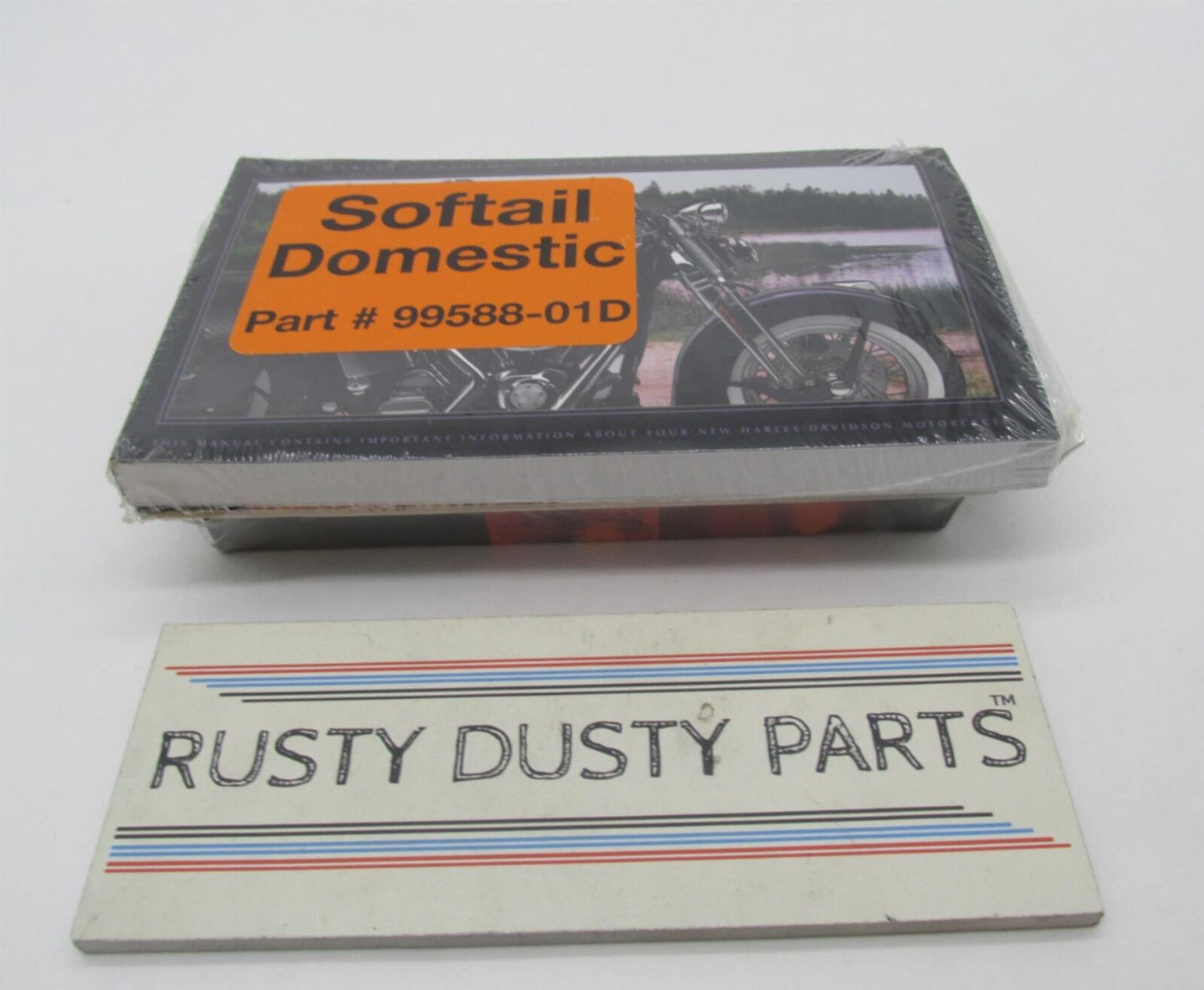 Harley-Davidson Factory Complete 2001 Softail Owner's Manual 99588-01D 99469-01