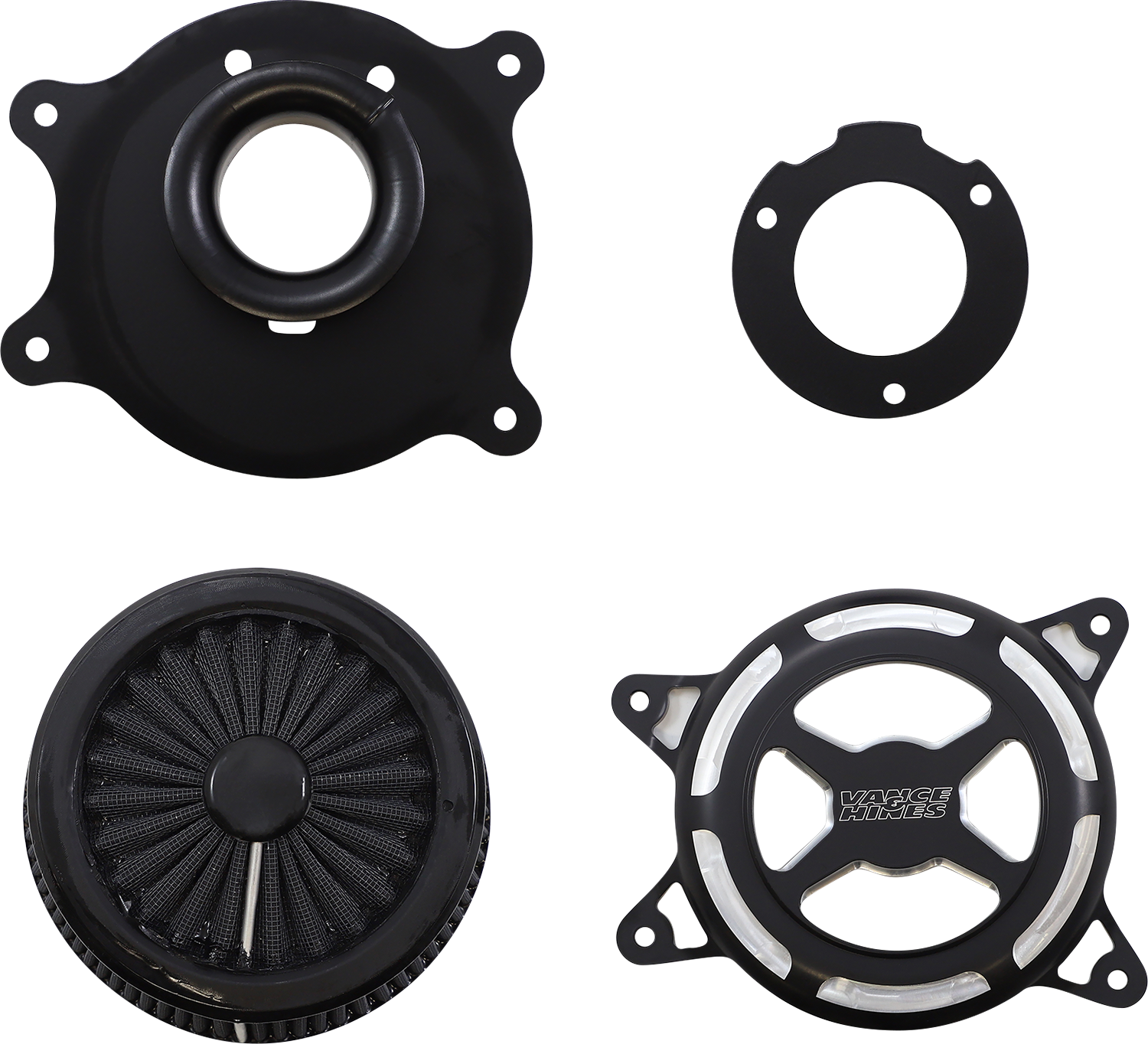 Vance & Hines VO2 X Air Cleaner Black Contrast 42343