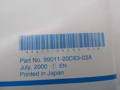 Suzuki Factory GSX750F Owner's Manual Book 99011-20C63-03A