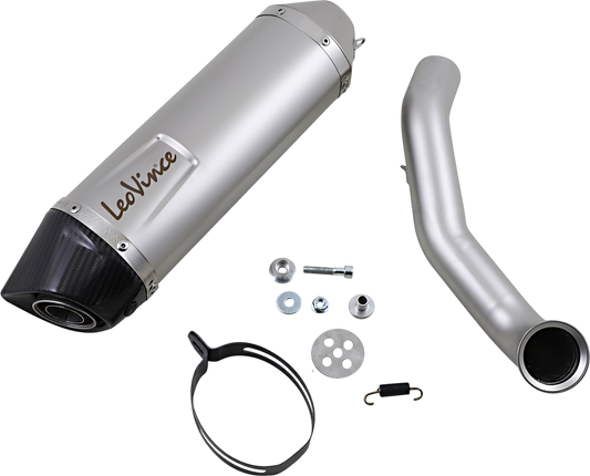 Leo Vince LV One Evo Slip-On Muffler Stainless Steel 14302E