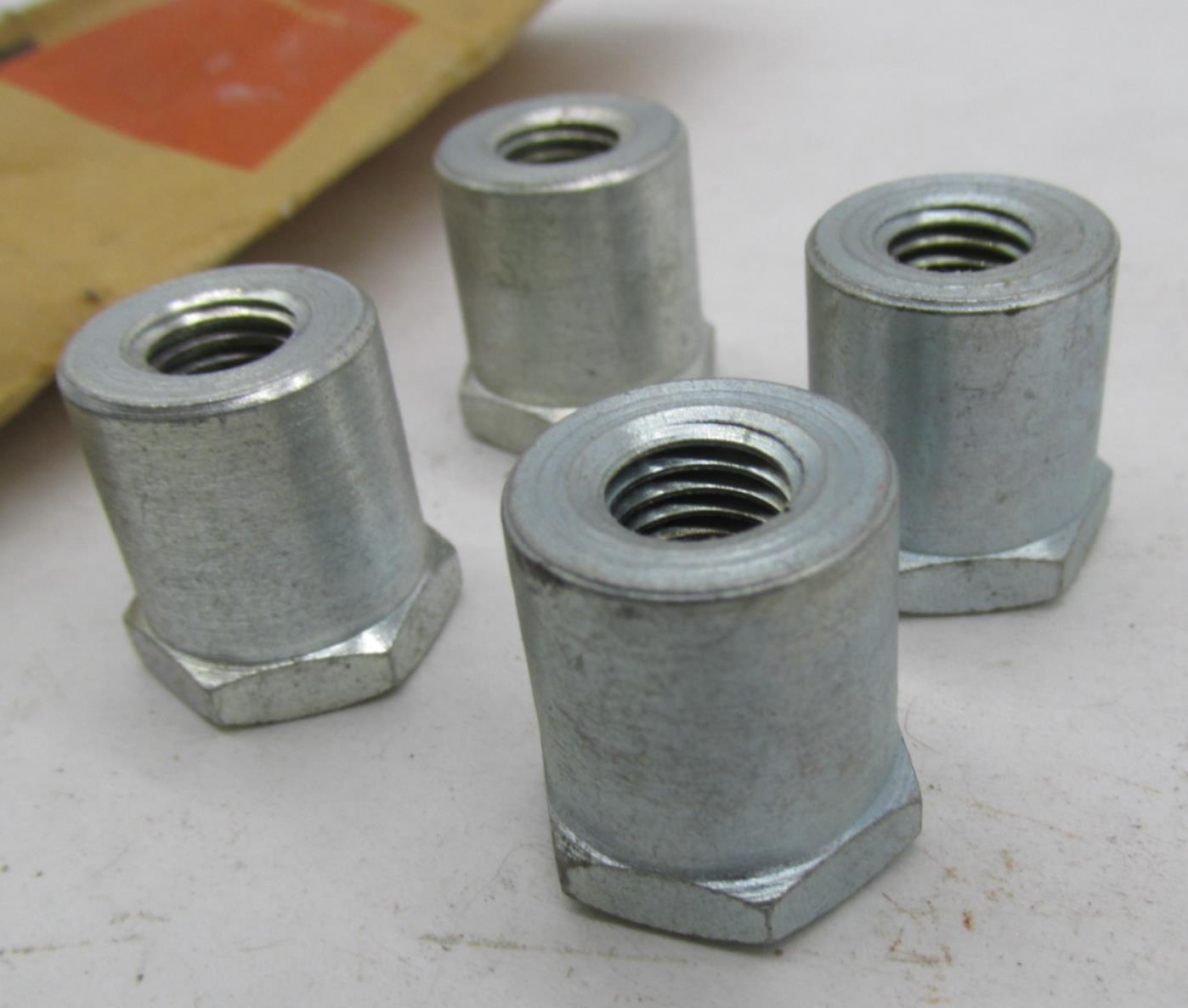 Lot of 4 Harley Genuine NOS Aermacchi Magneto Rotor Mounting Nuts 29595-73P