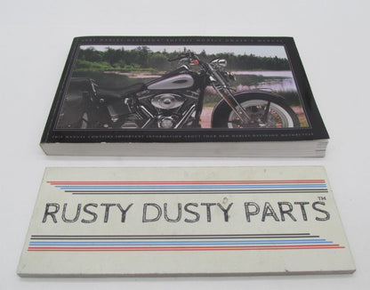 Harley-Davidson Official Factory 2001 Softail Owner's Manual 99469-01