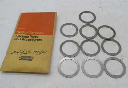 Lot of 10 Harley-Davidson Genuine NOS  Aermacchi Crank Thrust Washers 24422-74P
