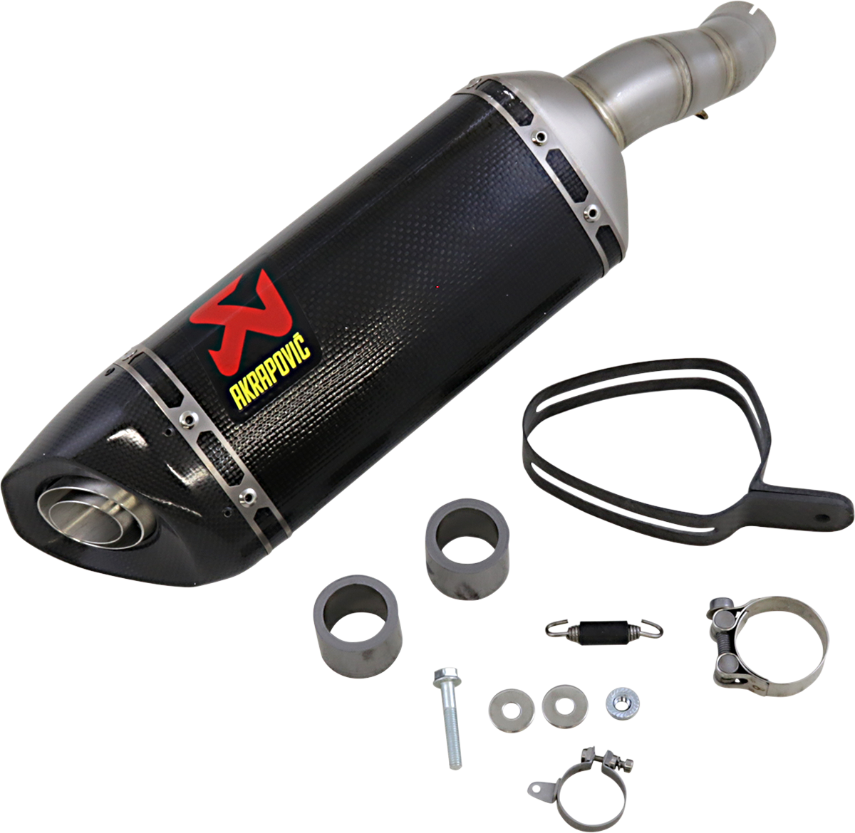 Akrapovic Slip-On Muffler Slash Cut Carbon Fiber S-Y2SO16-HAPC/1