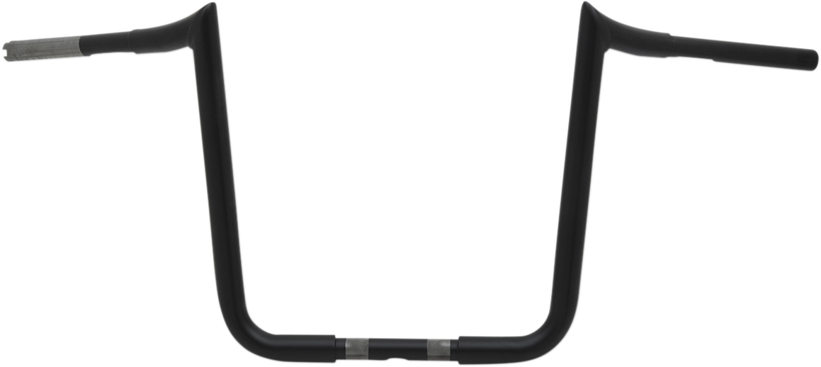 LA Choppers 1 1/4" Prime Ape Handlebars Flat Black 16" End rise LA-7351-16M